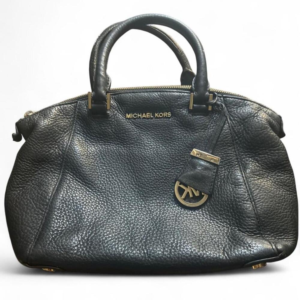 Michael kors black handbag top